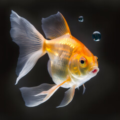 goldfish in aquarium