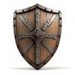 Wooden shield armory medieval