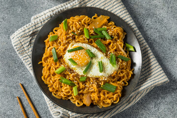 Poster - Korean Cheesy Kimchi Noodles