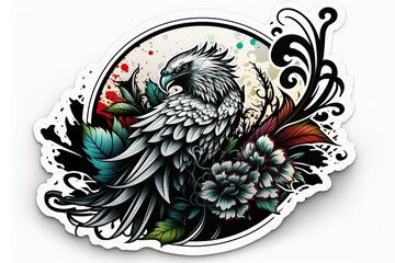 Naklejka na meble logo and emblem