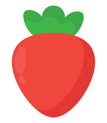 Sticker - red strawberry design