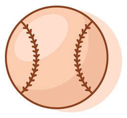 Poster - baseball ball design