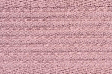 Wall Mural - Texture of pink cotton towel, canvas. Macro