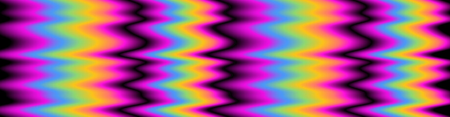 Aufkleber - Glitched and distorted TV or computer screen with colorful stains.