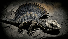 Skeleton Fossil Of A Dinosaur