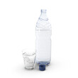 bottle of water isolated on transparent