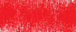 Red brush stroke background. Red ink splash on backdrop. Brush background for wallpaper, paint splatter template, dirt banner, watercolor design, dirty texture. Trendy brush background, vector	