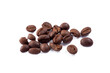 roasted coffee beans isolated, png file