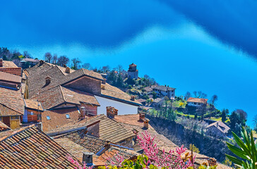 Poster - Old roofs of Castello, Valsolda, Italy