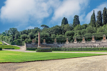 Poster - Boboli Gardens amphitheater in Florence, Tuscany, Italy