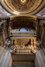 Organ Inside Invenit Ingressa Church In Rome Italy