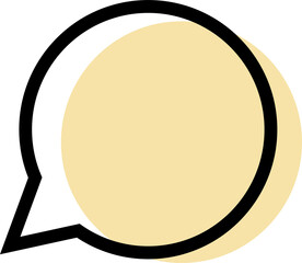Wall Mural - Dialog and message borders with arbitrary text fill