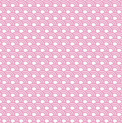 Wall Mural - Japanese seamless wave pattern