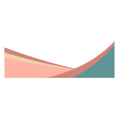 Wall Mural - Abstract Wavy Shape
