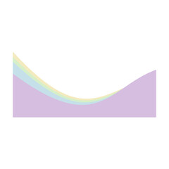 Wall Mural - Abstract Wavy Shape