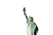canvas print picture - statue of liberty isolated