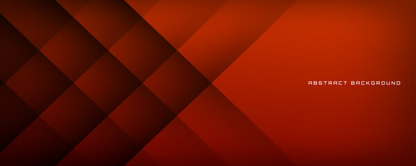 3D brown geometric abstract background overlap layer on dark space with cutout effect decoration. Minimalist graphic design element rhomb style concept for banner, flyer, card, cover, or brochure
