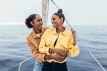 Positive Black Girlfriends On Yacht