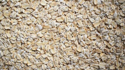 Wall Mural - Raw whole dried rolled oats