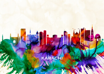 Fototapete - Karachi Pakistan