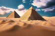 pyramids of giza - Generate AI