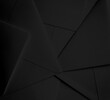 Czarne tło origami