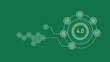 © Budi Sudarmanto - infographic agriculture 4.0 which has a connection between 5G internet, Internet of Thing IoT and modern agricultural technology based on smart farming
