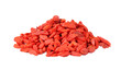 Dried goji berries, isolated on transparent png