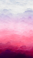 Wall Mural - background gradient of pink layers created with generative ai