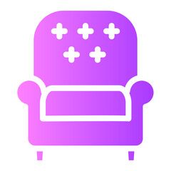 Canvas Print - sofa icon 