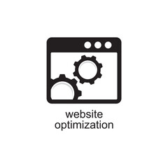 website optimization icon , web development icon