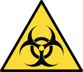 Biohazard Text Caution Warning Danger Sign Warning