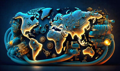 The impact of undersea internet cables on global communication and commerce