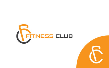 Wall Mural - Fitness club modern logo vector