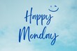 © Shoraoddi_Hossain - Blue Minimalist Happy Monday