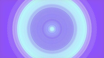 Fototapete - Abstract background with rounded wire structure. 3d rendering loop animation 4K