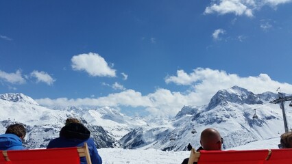 paisagem, natureza, bezau, austria, neve, montagna, inverno, esqui, alpes, frio, esporte, viagem, gelo, céu, estação de esqui, relax