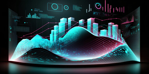 concept with binary code