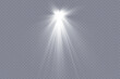 © kulinskaia - Vector Spotlights. Scene. Light Effects.
