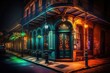 © Rarity Asset Club - Pubs and bars with neon lights in the French Quarter, New Orleans USA