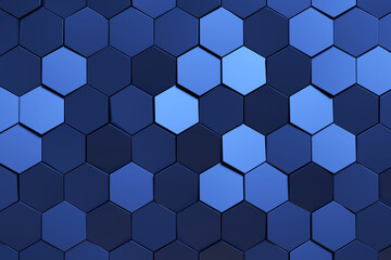 Wall Mural - abstract background of hexagon. 3d rendering.