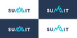 summit logo template, summit design, growth design