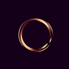 Poster - Futuristic glowing plasma, abstract circle with smooth transitions, magic ball, abstract light raider background. Vector PNG