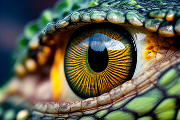 Poster - reptile eyes close up