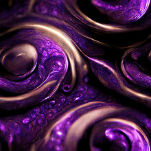 Purple Swirls Seamless Texture Tile
