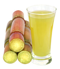 Piece of sugarcane juice