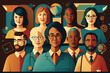 © RealPeopleStudio - Depicting the diversity of the teaching profession, concept of Education Equity and Inclusivity, created with Generative AI technology