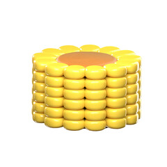 Sticker - 3d piece of corn