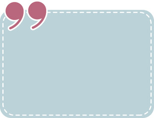 Wall Mural - Blank border frame with notes symbol ready for inserting copywriting