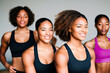 © Cavan Images - Group of people doing yoga class, health concept. Generative AI